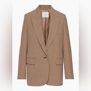 NWOT | Aritzia | Wilfred | Flores Blazer — Heather Grey Taupe | Size Medium